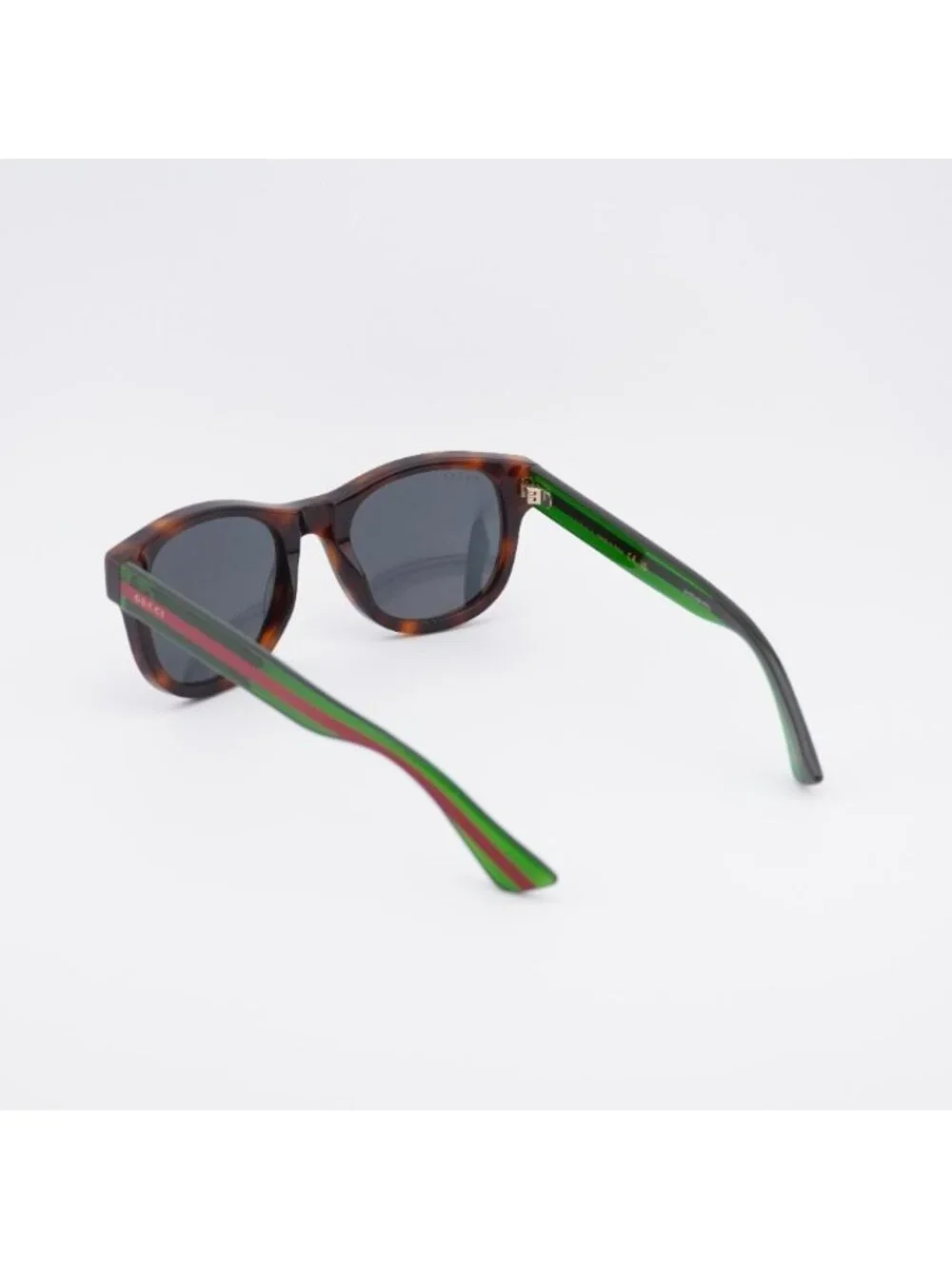 Gucci GG0003SN 003 Sunglasses Havana Square Frame, Grey Lenses